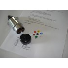 Metal 7 Pin Horse Trailer Electrics Plug plus cover and fitting guide